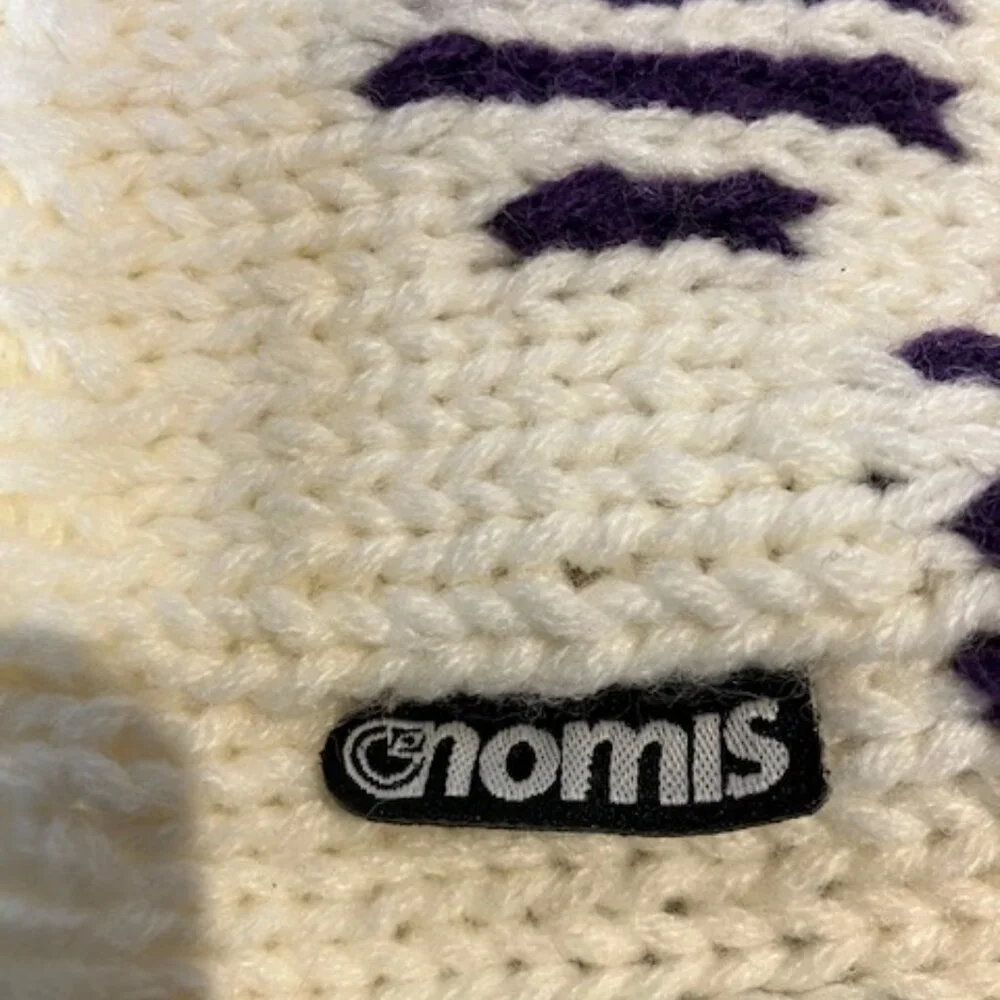 Girls Nomis Pom Pom Beanie‎ White/Multicolored